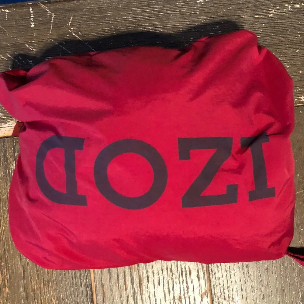 Izod Red Windbreaker Jacket